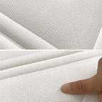 Glam peel and stick wall covering made of foam with 3D embossed panel