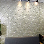 Industrial Wall Board 3D Print Bathroom and Living Room Wall Panel Set of 1