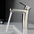 Square 1-Handle Basin Faucet 1 Hole Basin Faucet
