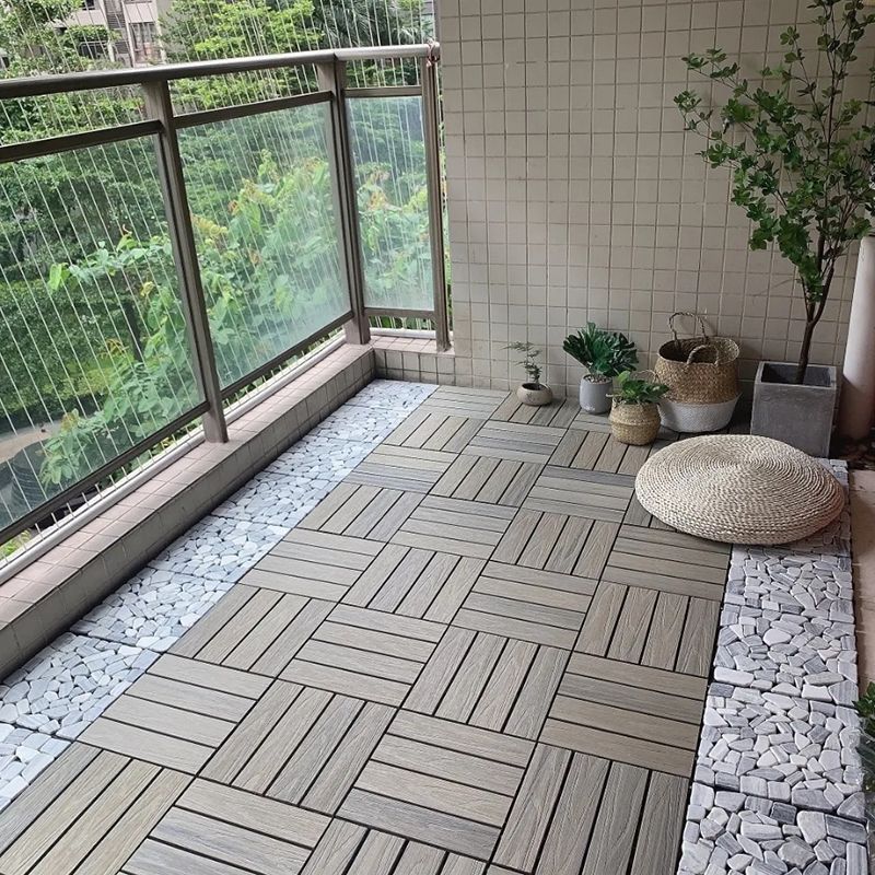 Snap garden tiles striped pattern tile set paving slab