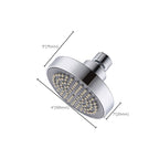 Round Small Upper Shower Head Wall Mount Adjustable Shower Head