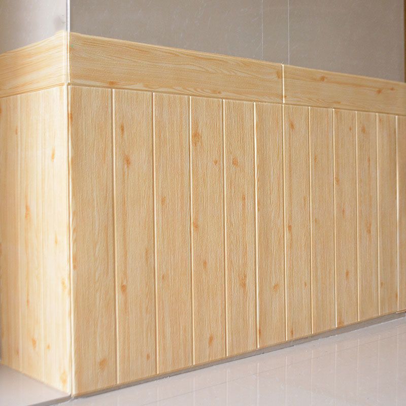 Polygon Peel and Stick Back Wall Tile PVC Wood Peel and Stick Tile