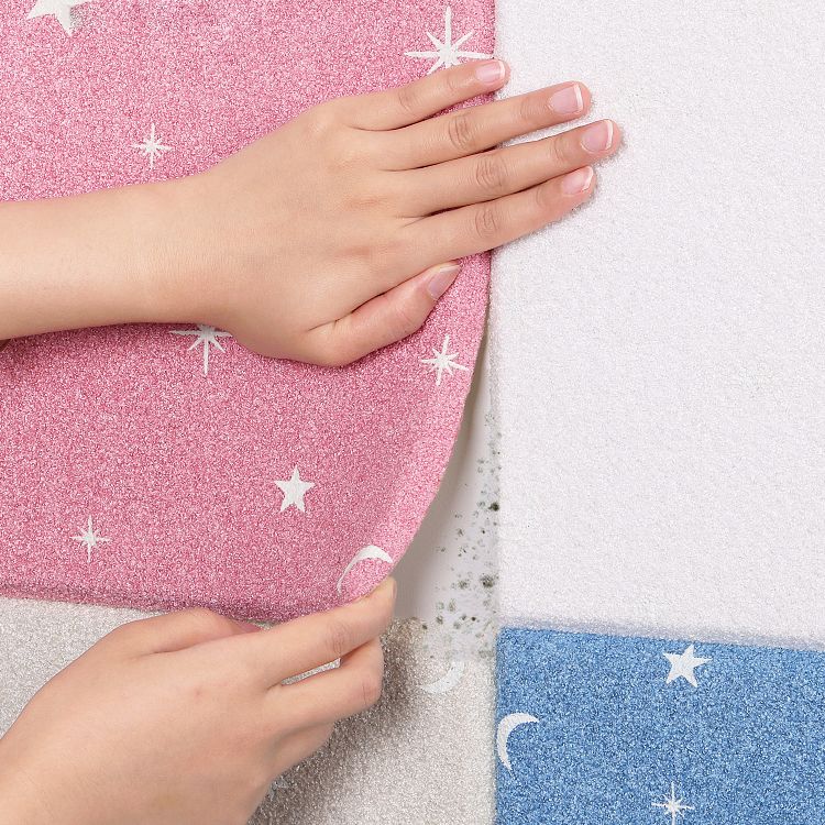 Fluffy Soft Bag Panel Smooth Wall Interior Modern Board Set of 1