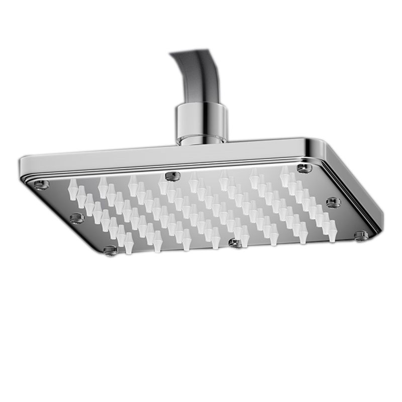 Modern Showerhead Combination Double Showerhead Polished Stainless Steel Wall Mounted Showerhead