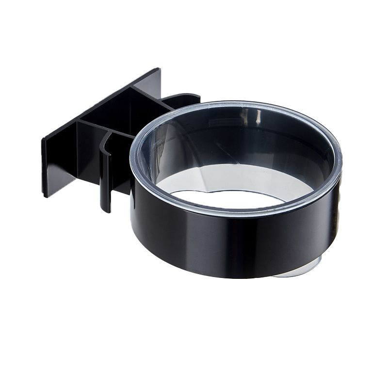 Modern Bathroom Accessories Set Towel Holder Black Soap Dish Bath Accessories Set
