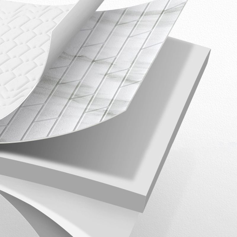Industrial Wall Panel, 3D Brick Bathroom Wall Panels Set of 2