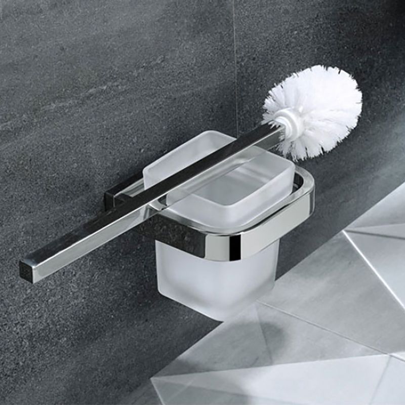 Polished Chrome Modern Bathroom Accessory Set made of Stainless Steel Towel Holder/Soap Dish