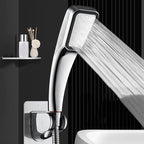 Bathroom Handheld Showerhead Rain Shower Brass Pipe Showerhead