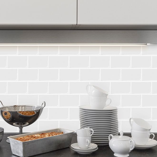 Modern Tile Peel & Stick PVC Rectangular Subway Tile Peel and Stick Wall Tile
