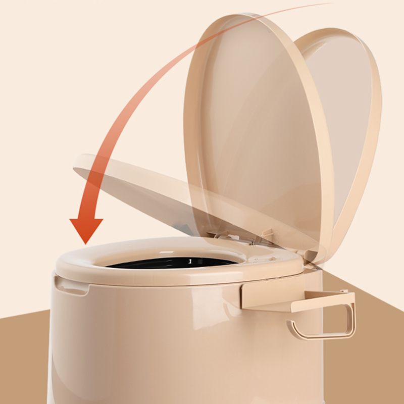 Floor-mounted All-in-One Toilet Contemporary Plastic Flush Toilet