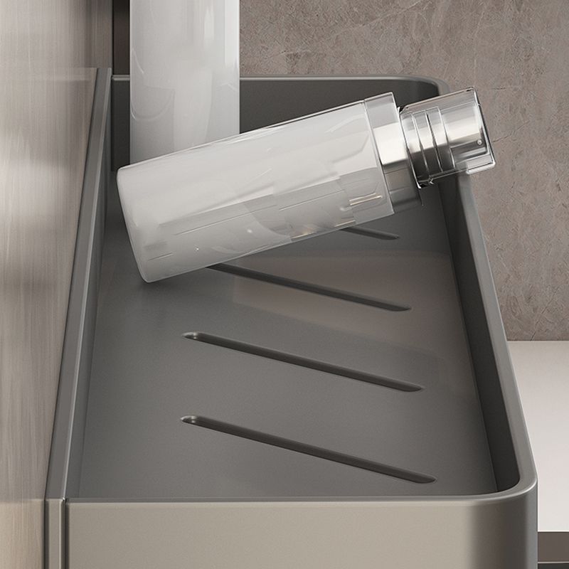 Minimalist Matt Metal Bathroom Accessory Set Modern Bathroom Shelf