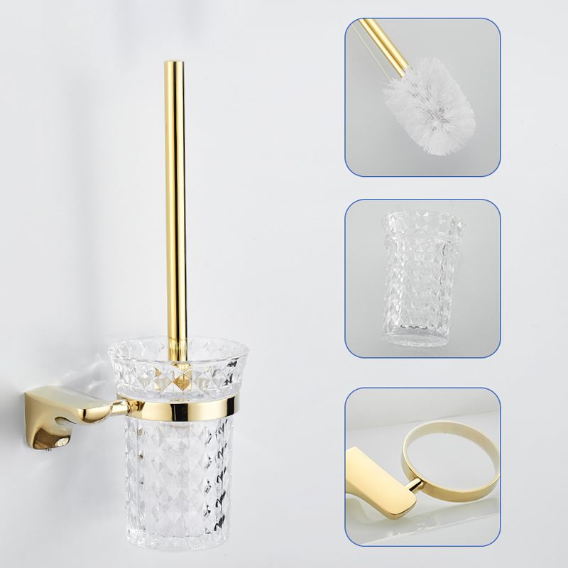 Modern Bathroom Accessory Mounting Kit Gold Bathroom Hardware