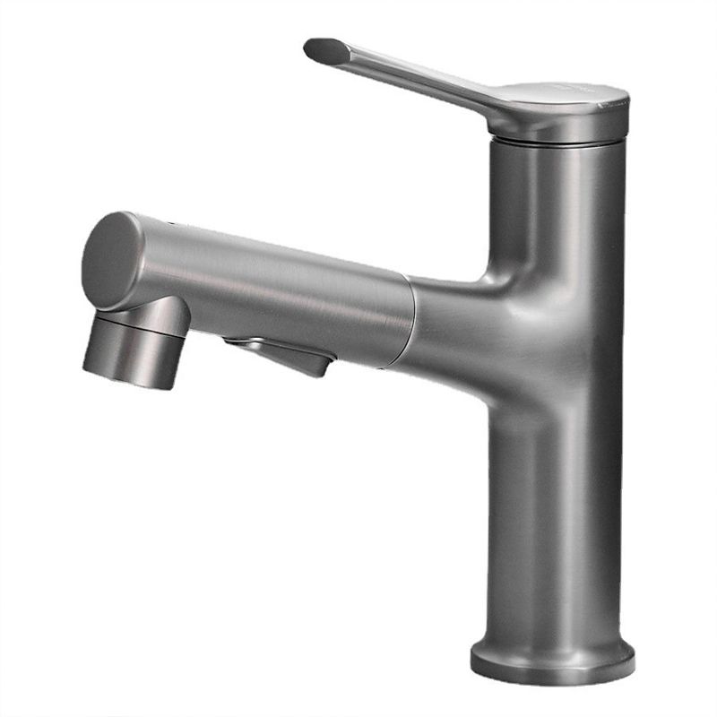 Modern Center Set Faucet Copper Center Set Vanity Faucet for Bathroom
