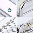 Silver Contemporary Bathroom Accessories As Individual Pieces Or As A Set