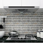 Peel & Stick Tiles Square Stain Resistant Plastic Peel and Stick Tiles for Kitchen 20 Pack