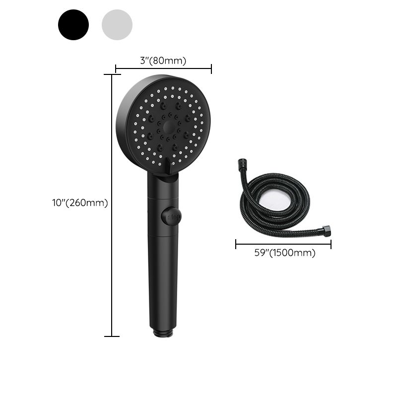 Modern Handheld Supercharged Showerhead Round Turbo Spray Head