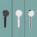 Adjustable Water Flow Shower Head Combination 5 Spray Patterns Handheld Shower