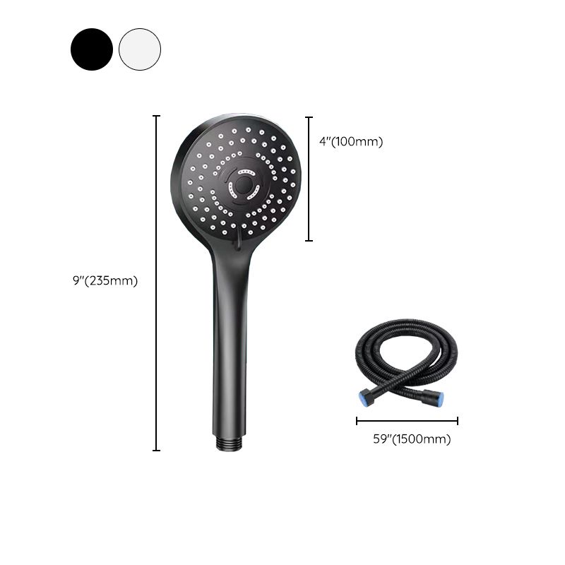Plastic Handheld Showerhead Bathroom Showerhead with Adjustable Water Flow