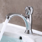 Modern Vessel Faucet Stainless Steel Low Arc Sink Faucet