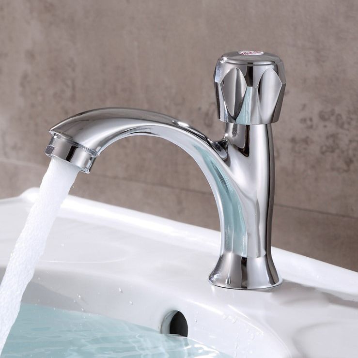 Modern Vessel Faucet Stainless Steel Low Arc Sink Faucet