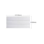 PVC Wall Paneling Smooth Wall Indoor Living Room Planks Set of 2