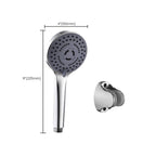 Modern Plastic Shower Head Round Handheld Shower Head with Adjustable Water Flow