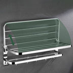 Modern Bathroom Accessory Set Made of Chrome-Plated Stainless Steel with Bathrobe Hook/Towel Bar