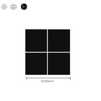 Single Tile Wallpaper Peel and Stick Wall Tile with Rectangular Shape