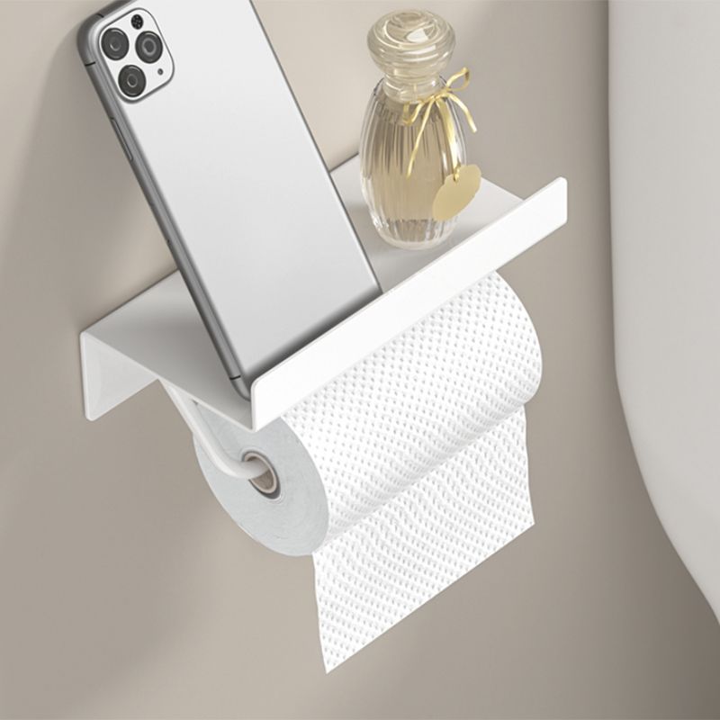 Modern White Bathroom Accessory Set Bathroom Shelf Paper Holder Bathroom Accessory Kit