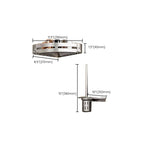 Metal Bathroom Hardware Set Adhesive Installation Bathroom Accessory Kit
