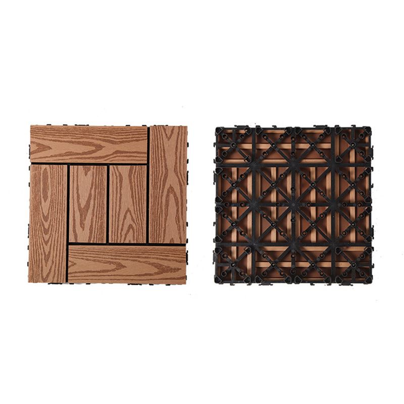 Rectangular constructed tiles Water resistant parquet flooring for balcony