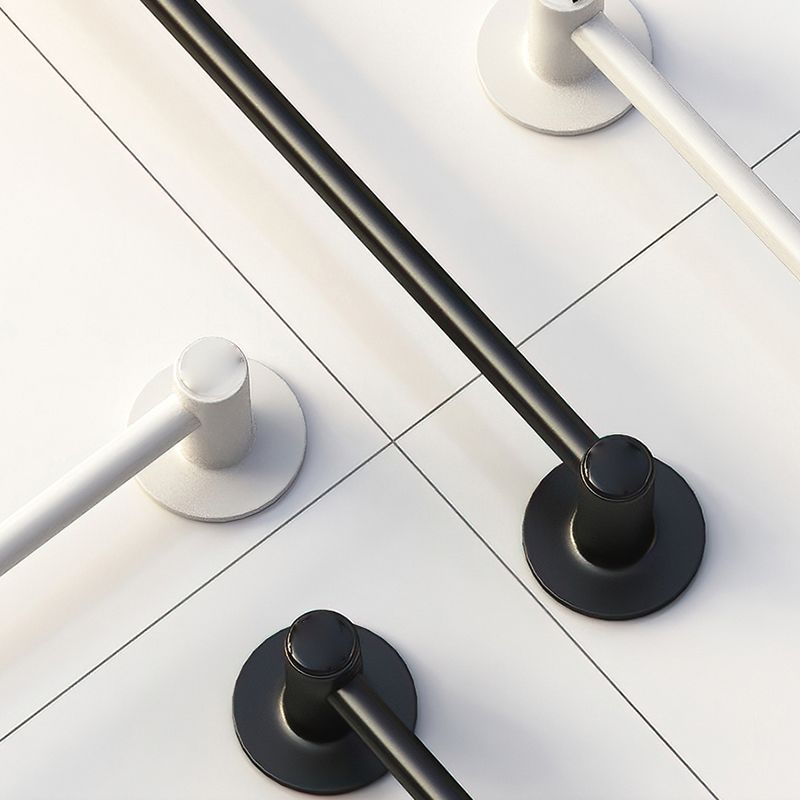 2-piece modern bathroom accessory set metal slipper rack/towel bar