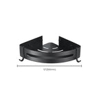 Modern Classic Bathroom Hardware Set Matte Black Bathrobe/Towel Bar & Bathroom Shelf