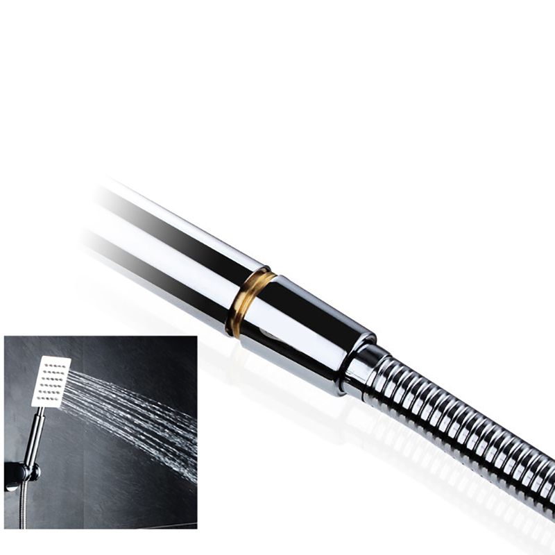 Shower head Brass Square Rain Spray Pipe Handheld Shower Head