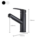 Contemporary Vessel Faucet Pull-Down Faucet with Single Handle