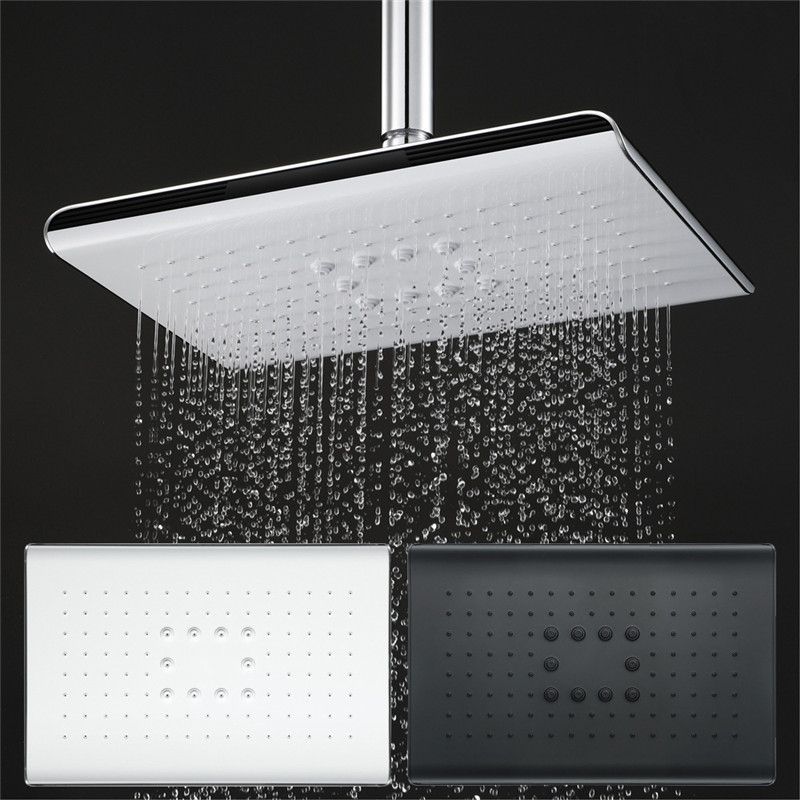 Rectangular Fixed Shower Head Traditional Ceiling Mounted Shower Head