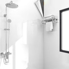 Modern Peel and Stick Splash Guard Wall Tile PVC Wallpaper for Shower