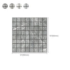 Mosaic Tile Peel and Stick Tile PVC 3D Kitchen Backsplash Peel and Stick Wall Tile