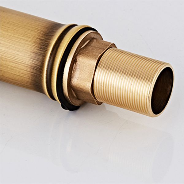 Lever Handle Vanity Faucet Country Low Arc Faucet Single Hole Basin Faucet
