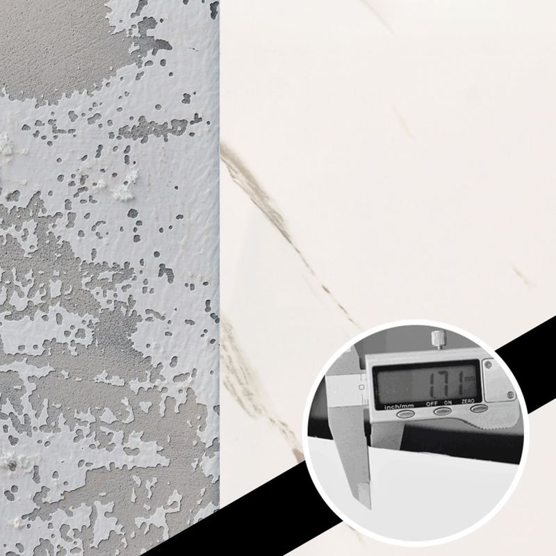 Modern Peel and Stick Tile PVC Rectangular 10 Pack Peel & Stick Field Tile for the Kitchen