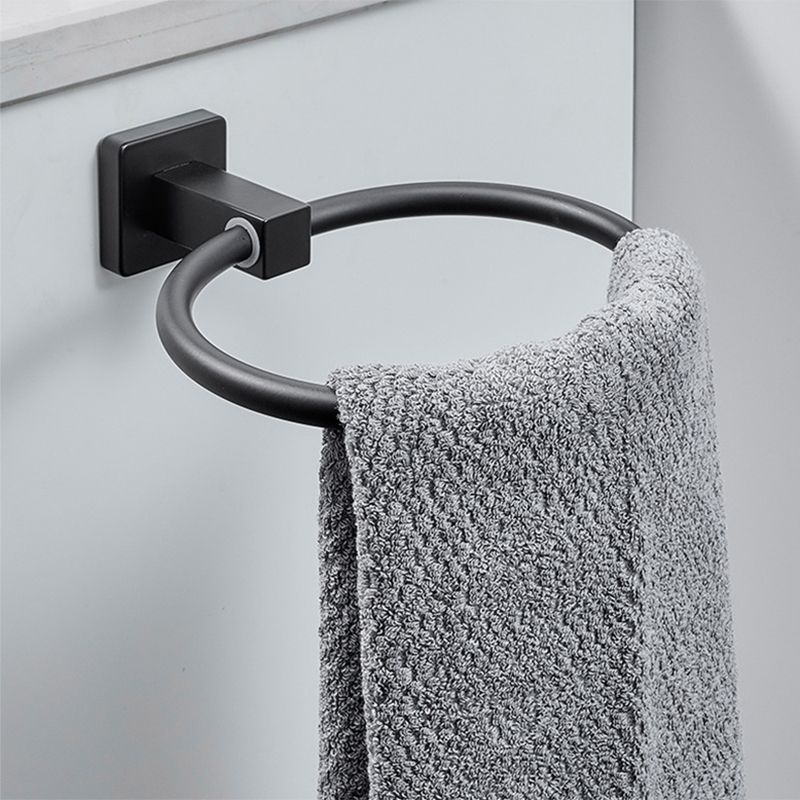 Traditional Bathroom Accessories Set Black Towel Ring Bathroom Shelf Bathroom Accessories Set