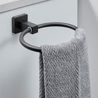 Traditional Bathroom Accessories Set Black Towel Ring Bathroom Shelf Bathroom Accessories Set