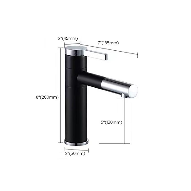 Glam Style Faucet Single Handle Basin Faucet for the Bathroom