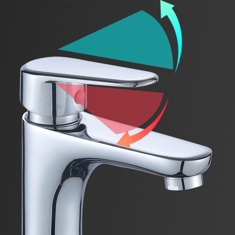 Modern Sink Faucet Monochrome Brass Sink Faucet for the Bathroom