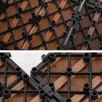 Composite Deck Board Solid Color Installation Boards Made of Wood