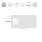 Plastic Wallpaper Contemporary Field Tile Peel and Stick Backsplash