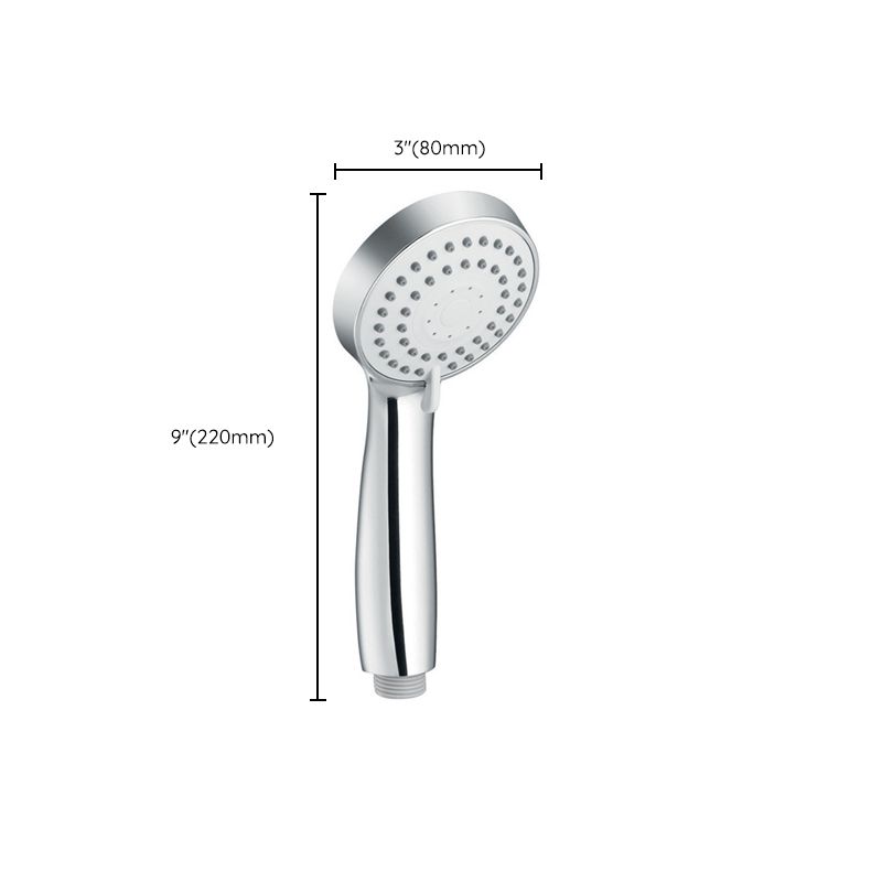 Round Handheld Showerhead Modern Style Hand Shower for Home