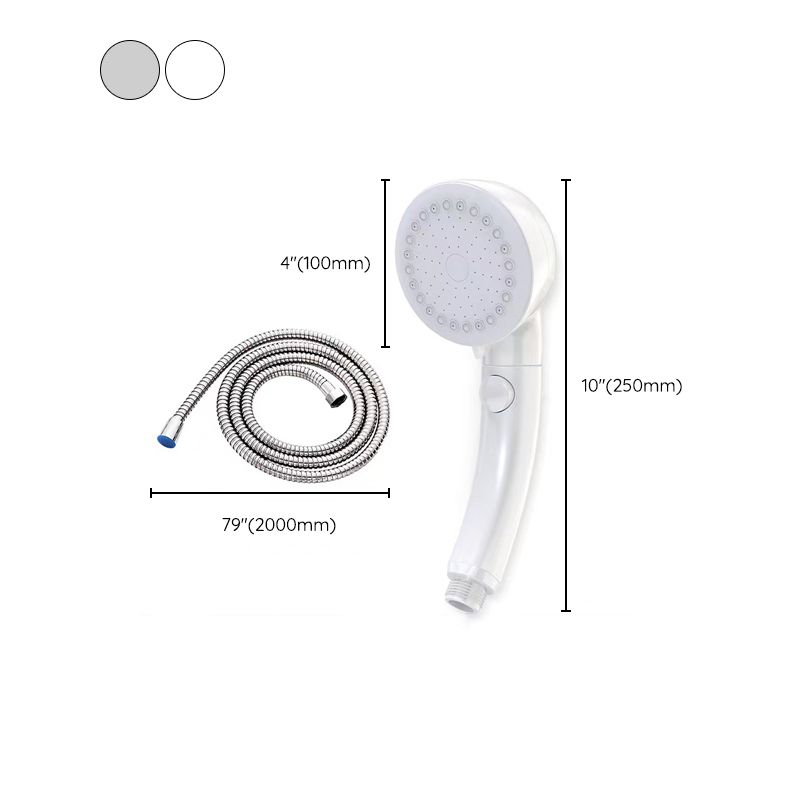 Modern plastic shower head bathroom shower head with adjustable spray pattern