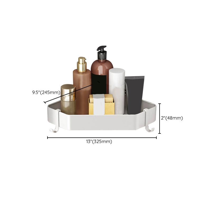 Modern White Bathroom Hardware Set Towel Rack Bath Shelf Bathroom Hardware Set