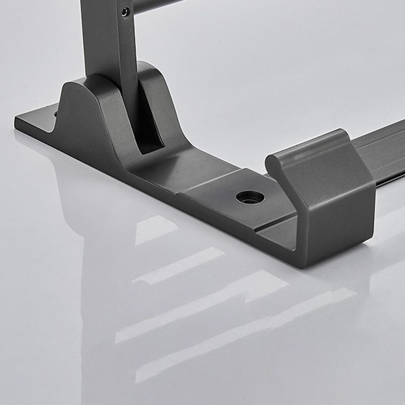 Modern Chrome Bathroom Accessories Set Aluminum Bathroom Fittings Set